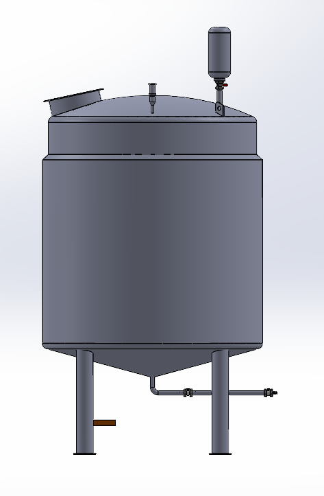 Ribbon Blender Mixer Alternate View